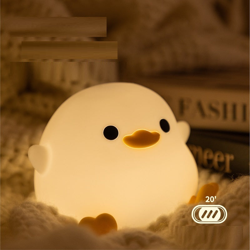 Touch Sensor Duck Night Light – Perfect Bedside Companion!